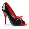 Pleaser - SEDUCE216 Pompes talons - Noir/Rouge Product image